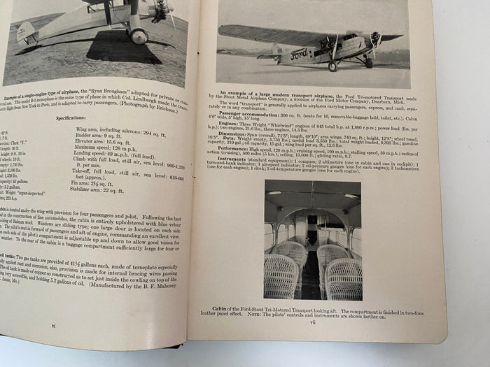 1929 Vintage Book, Dyke's Aircraft Engine Instructor at Duckwells