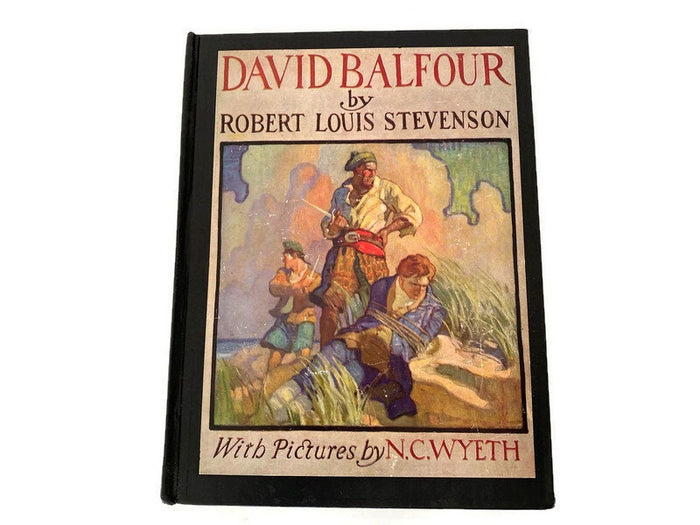 1937 Book, David Balfour by Robert Louis Stevenson, N.C. Wyeth Illus. at Duckwells