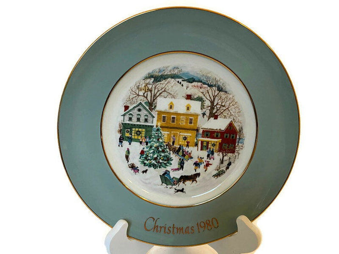 1980 Avon Country Christmas Plate by Wedgwood at Duckwells