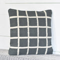 20" Carbon & Chalk Stripe Pillow
