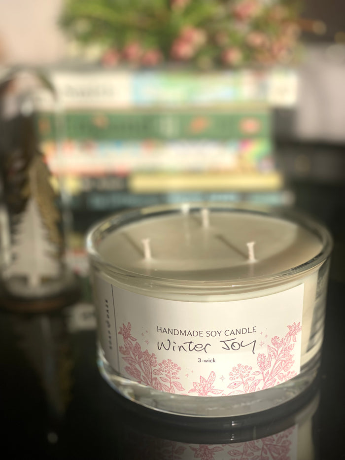 3 Wick Winter Joy, Large Soy Wax Candle