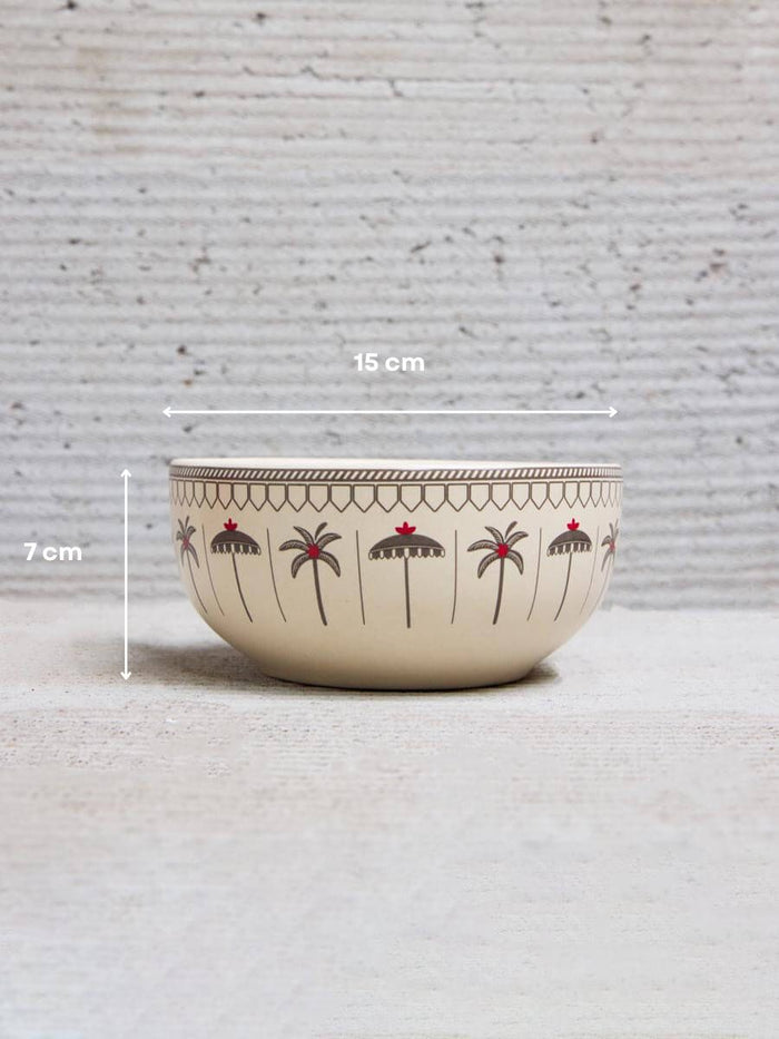 Malhar Ceramic Cereal/Soup Bowl Set of 2