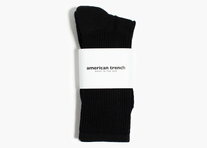American Trench Mil-Spec Sport Sock – Black