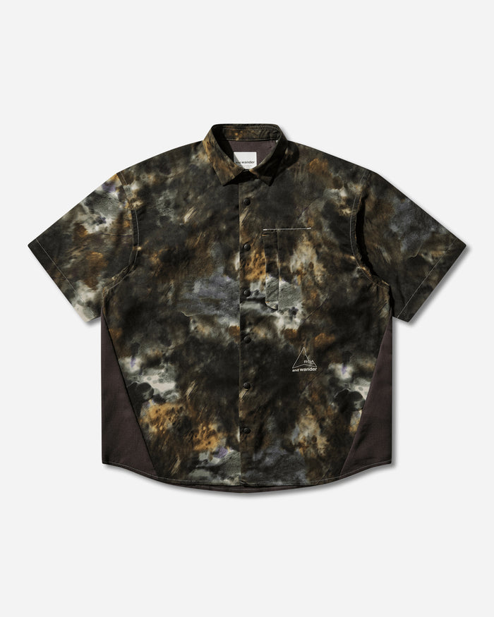 ROA R03 Roa × And Wander Printed Breathable Shirt Camo Shirts Shortsleeve Shirt 5746183513SJ 403