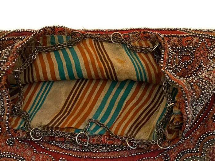 Antique Beaded Purse at Duckwells