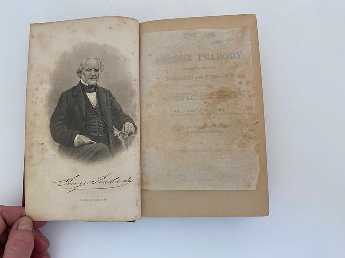 Antique Book, The Life of George Peabody by Phebe A. Hanaford 1875 at Duckwells