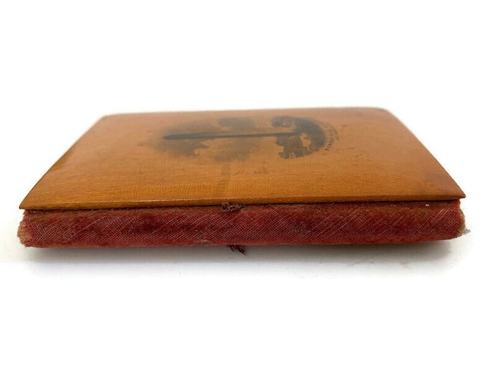 Antique Bunker Hill Monument Souvenir Needlecase, Mauchline Ware at Duckwells