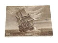 Antique Ceramic Calendar Tile - 1910 The Mayflower at Duckwells