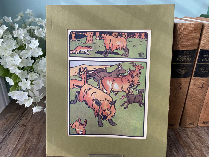 Antique Edwin Noble Animal Prints at Duckwells