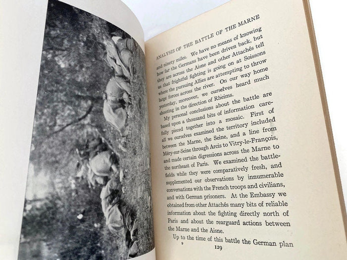 Antique First Edition Book, The Note-Book of an Attache, Seven Months in the War Zone at Duckwells