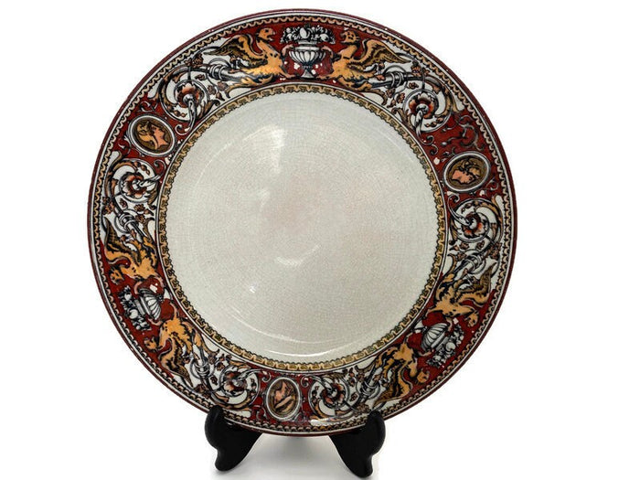 Antique Minton Florentine Dinner Plate at Duckwells