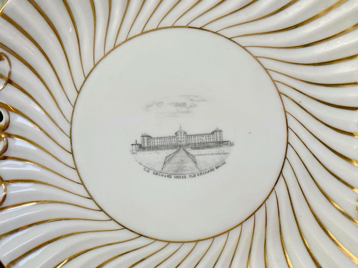 Antique Old Orchard Beach Maine Souvenir Dish at Duckwells