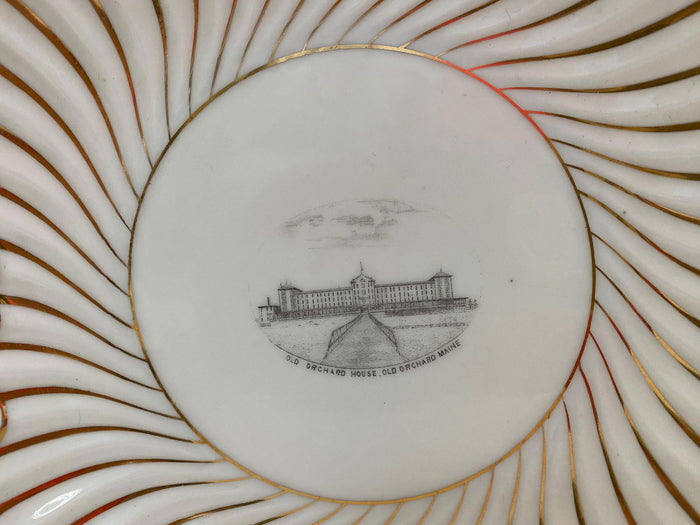 Antique Old Orchard Beach Maine Souvenir Dish at Duckwells
