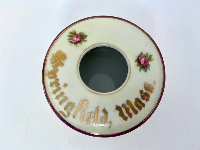 Antique Springfield, Massachusetts Souvenir Hair Receiver at Duckwells