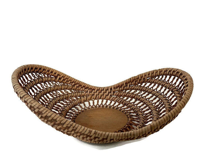 Antique Wicker Baby Doll Bassinet at Duckwells