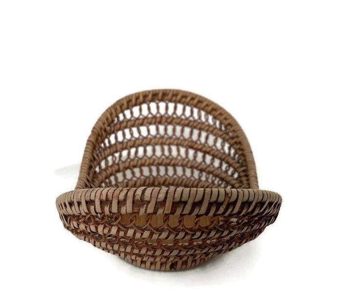 Antique Wicker Baby Doll Bassinet at Duckwells