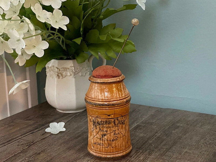Antique Wood German Needle Case at Duckwells