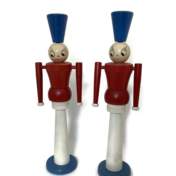 Antique Wood Toy Soldiers at Duckwells
