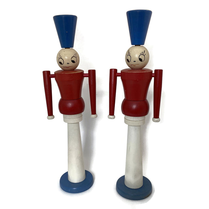 Antique Wood Toy Soldiers at Duckwells