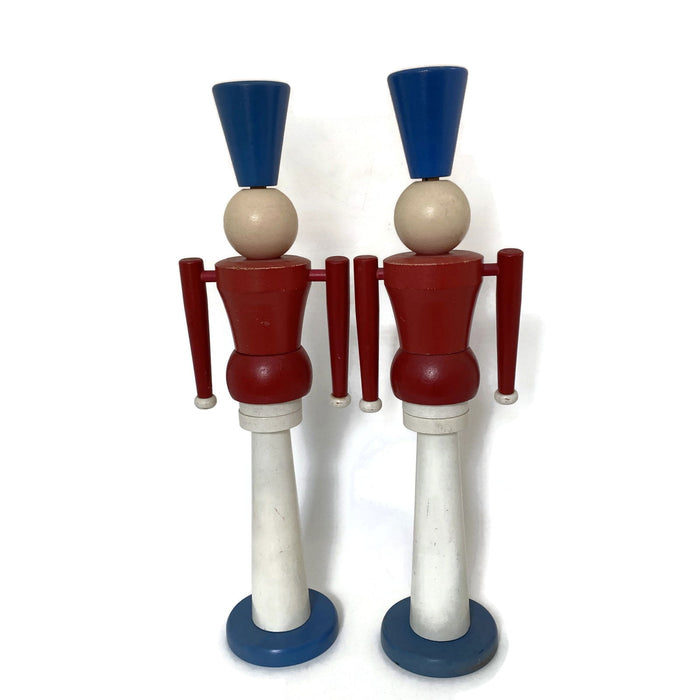 Antique Wood Toy Soldiers at Duckwells