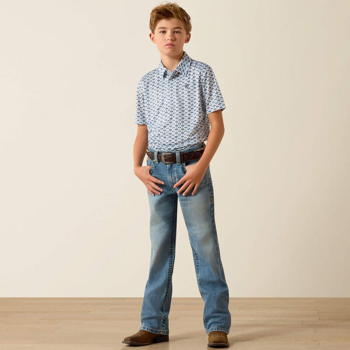 Ariat Boy's B5 Slim Darian Straight Leg Jeans in Leonard