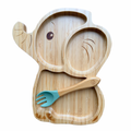 Bamboo Plate & Fork - Elephant - Flatware Sets