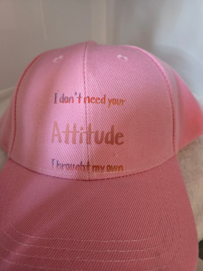 Baseball Cap I brought my attitude