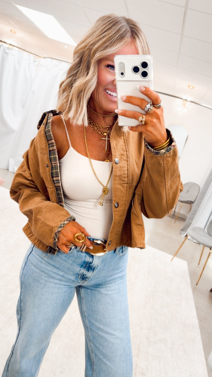 Basic Solid Cami-Ecru