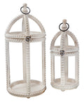 Beaded Round Lantern Set