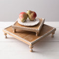 Beaded Wood Riser Set