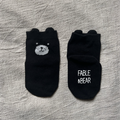 Bear Socks - Black - Baby & Toddler Socks & Tights