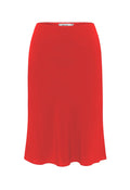 Bias Knee Skirt Pomodoro Silk