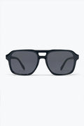 Black Chunky Frame Square Lens Oversize Sunglasses
