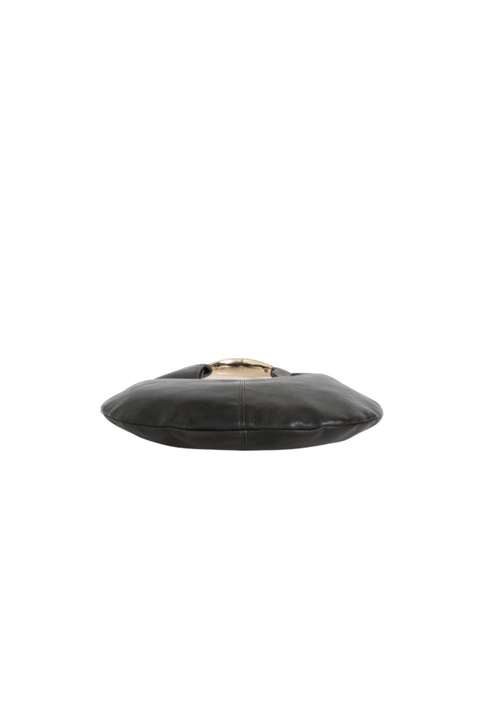 Black Oval Shoulder Bag - Bag