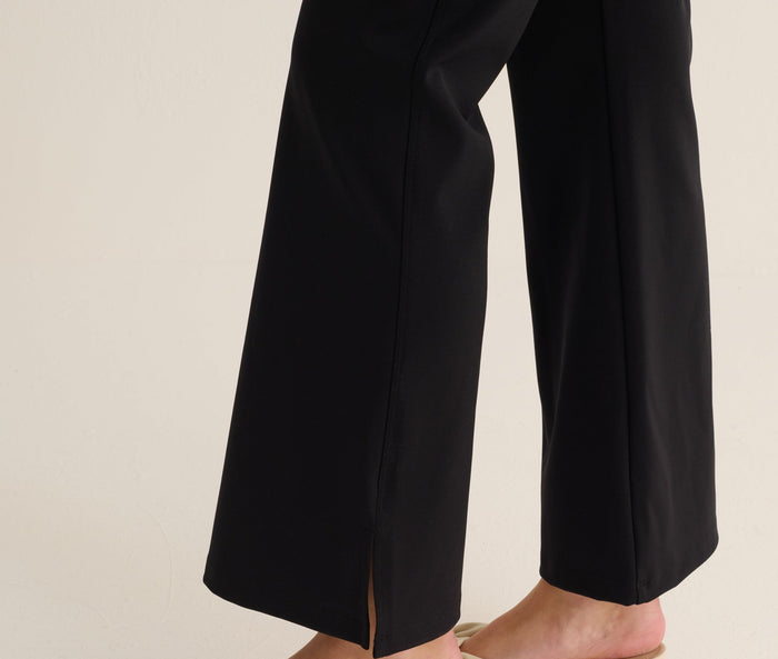 Black Soft Sculpt Hi-Stretch Kick Flare Leggings - Loungewear