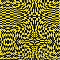 BLACK & YELLOW CHECKER