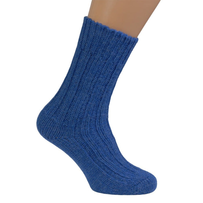 Blue Natural Wool Socks - Cushendale Woollen Mills