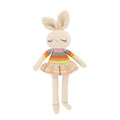 Bonnie Ballerina Bunny Crochet Toy- Pink rainbow One Size - Stuffed Animals