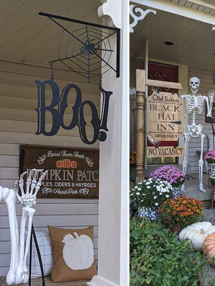 Boo Tin Hanger Sign