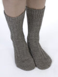 Brown Natural Wool Socks - Cushendale Woollen Mills