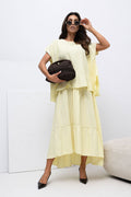 Casual Style Women's Checkered Blouse yellow one-size-fits-all - Blouse