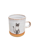 Cat Handthrown Espresso Cup