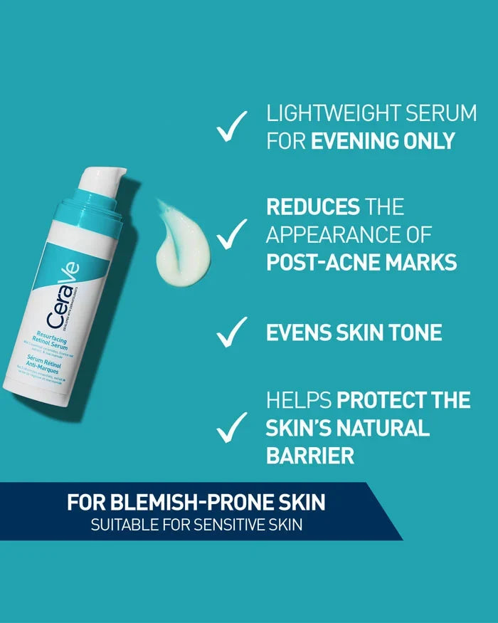 CeraVe Resurfacing Retinol Serum with Ceramides & Niacinamide