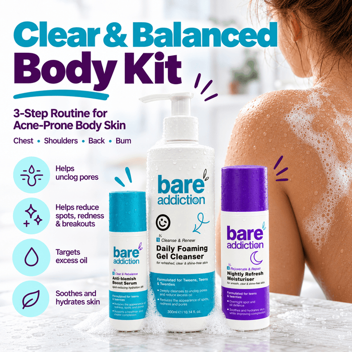 Clear & Balanced Body Kit – 3-Step Routine for Acne-Prone Skin