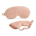 Cloud Padded Satin Sleep Mask - Caramel Print - Cloud Sleep Mask