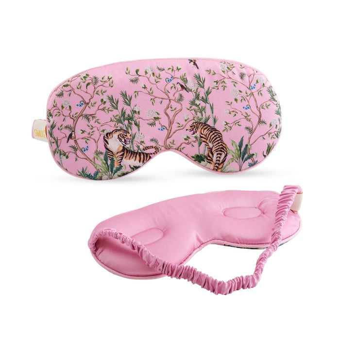 Cloud Padded Satin Sleep Mask - Tiger Print - Cloud Sleep Mask