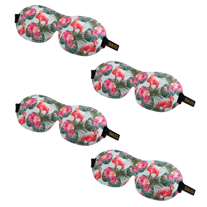 Contoured Sleep Mask Multipack Sets - Various Designs Flamingo - Contoured Sleep Mask Set