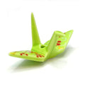 CRANE INCENSE HOLDER - Light Green Brocade