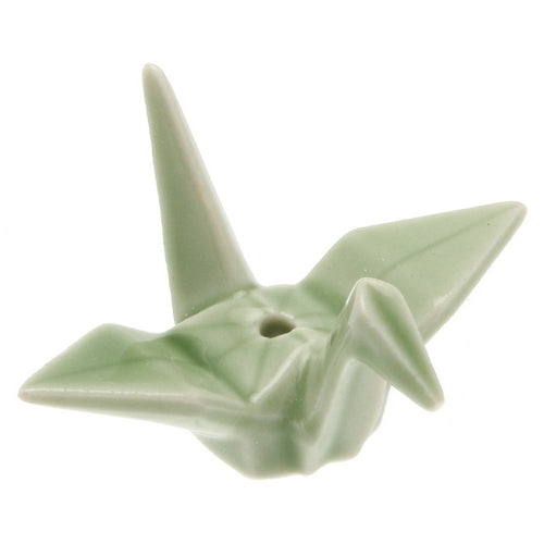 CRANE INCENSE HOLDER - Light Green