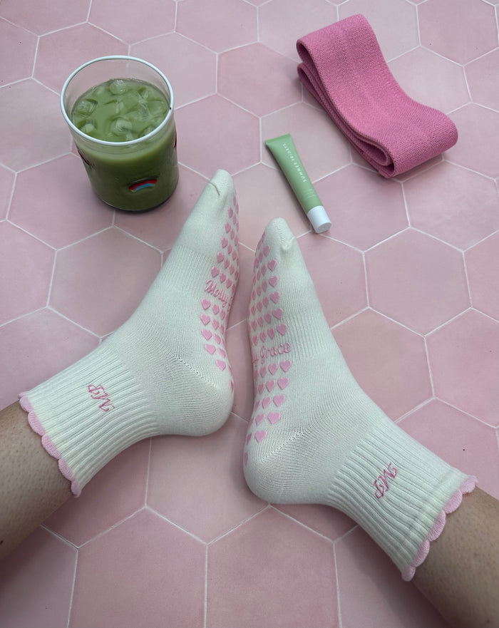 Custom yoga grip socks
